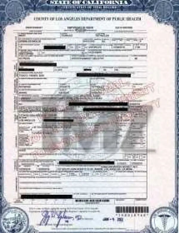 Debbie Reynolds’ death certificate confirms she died of intracerebral haemorrhage
